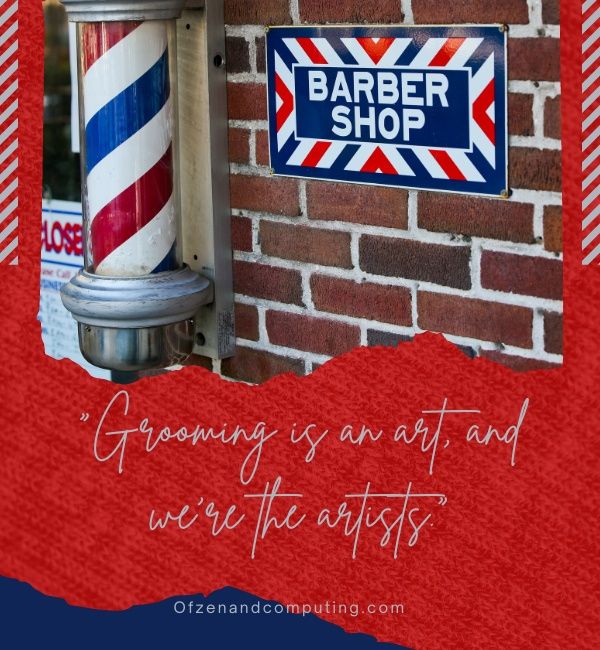 BarberShop-bijschriften voor Instagram