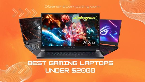 Las mejores computadoras portátiles para juegos con menos de $2000