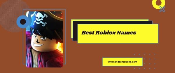 Melhores nomes do Roblox 2023 (nomes de usuário)