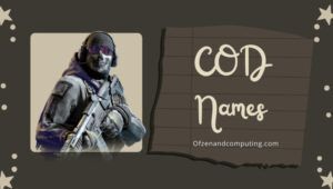 Śmieszne COD Names ([cy]) Fajne, Badass, Cute, Good IGN