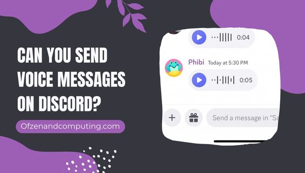 Pouvez-vous envoyer des messages vocaux sur Discord ?