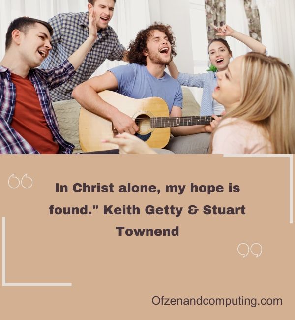Instagram Altyazıları İçin Christian Song Şarkı Sözleri (2024)