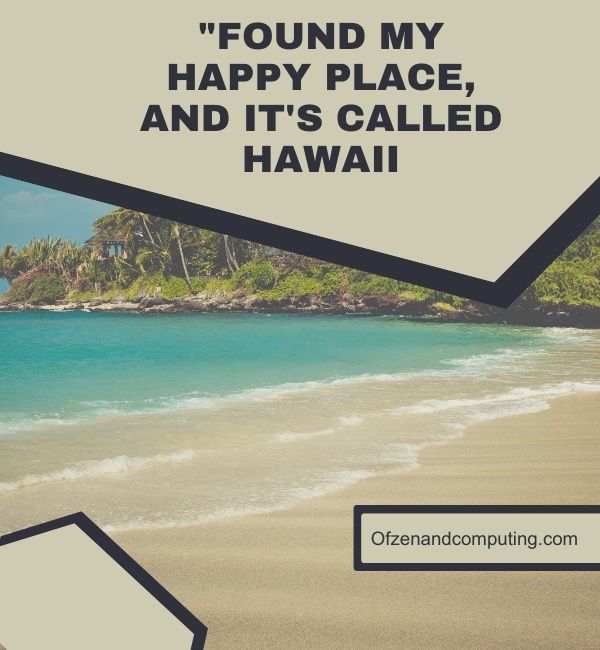 Clevere Hawaii-Untertitel für Instagram (2024)