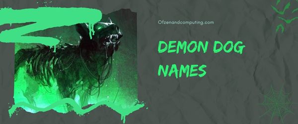 Demon Dog Names 1