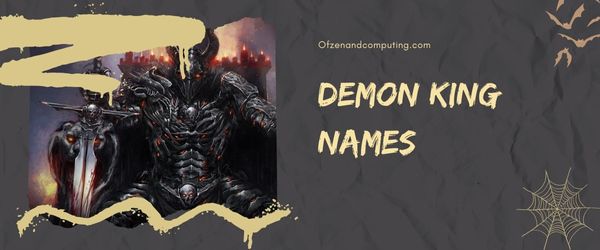 Demon King Names