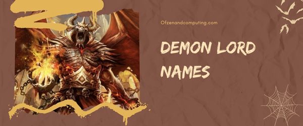 Demon Lord Names