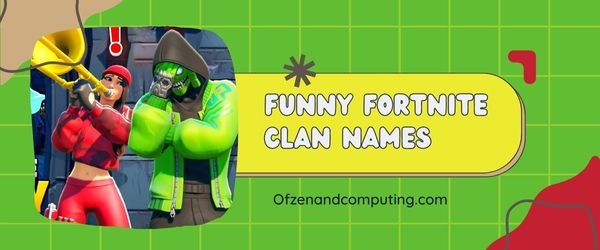 Idéias engraçadas para nomes de clãs do Fortnite (2023)