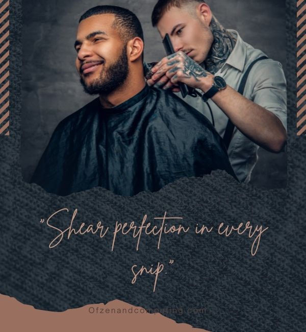 Bonnes légendes de barbier pour Instagram (2024)