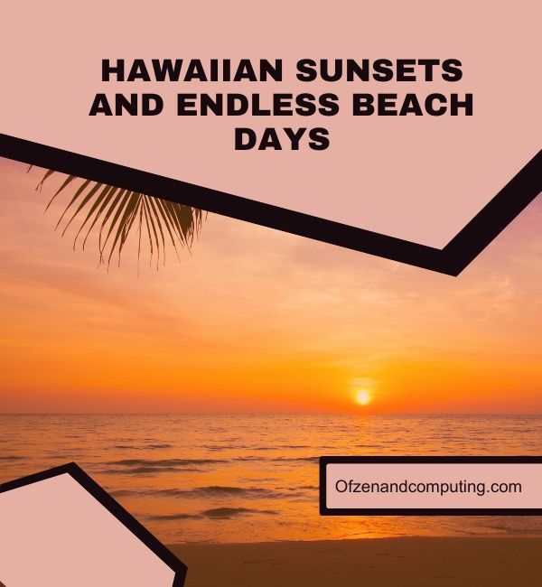 Sottotitoli sulla spiaggia delle Hawaii per Instagram (2024)