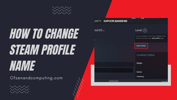 How To Change Steam Profile Name