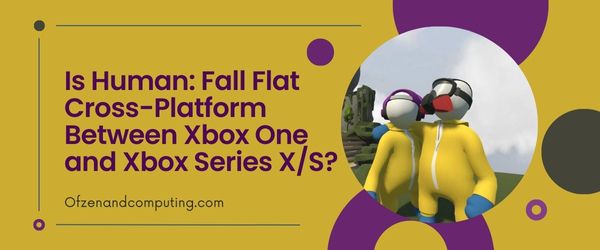 Czy Human: Fall Flat jest międzyplatformowe między Xbox One i Xbox Series X/S?