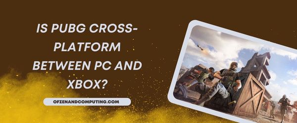 Является ли PUBG кроссплатформенным между ПК и Xbox?