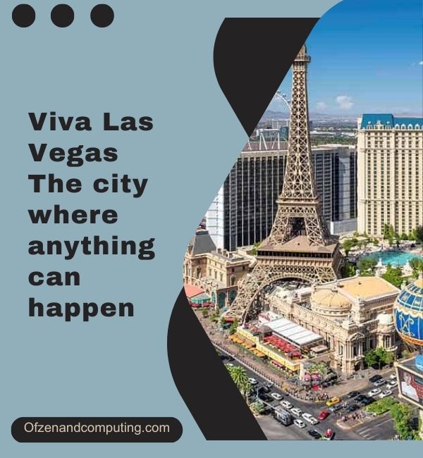 Légendes de Las Vegas pour Instagram (2024)