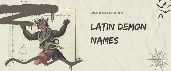 Lateinische Dämonennamen