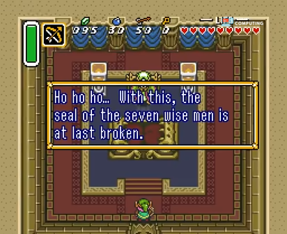 Leyenda de Zelda The A Enlace al pasado