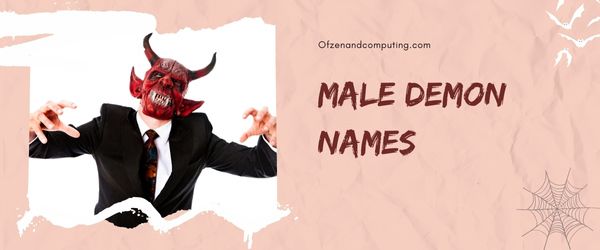 Male Demon Names