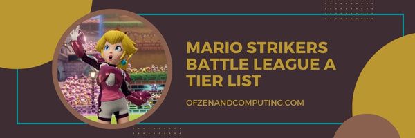 Lista poziomów Mario Strikers Battle League A (2023)