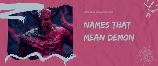 Names That Mean Demon (2023)
