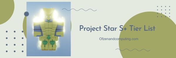 Liste des niveaux du projet Star Stand S+ (2024)