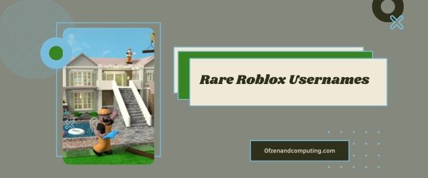 Nomi utente Roblox rari 2023 (nomi)