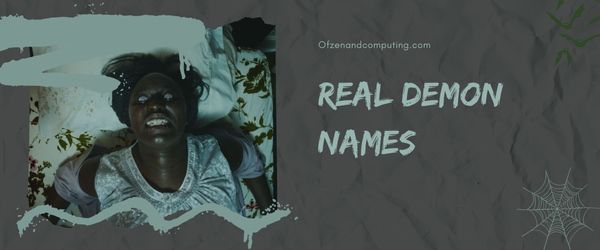 Real Demon Names