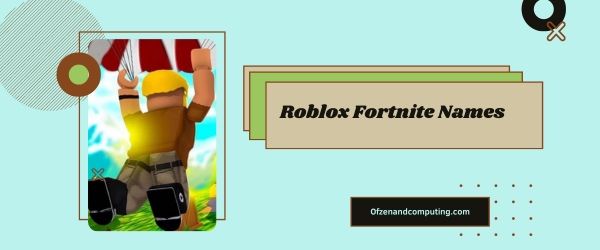 Idea Nama Roblox Fortnite 2023 (Nama Pengguna)