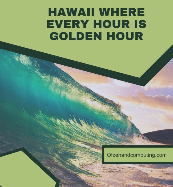 Einzigartige Hawaii-Instagram-Untertitel (2024)