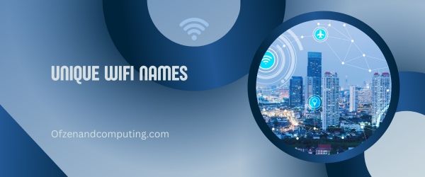 Nomes exclusivos de Wi-Fi