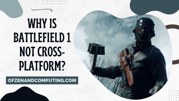 Miksi Battlefield 1 ei ole cross-platform?