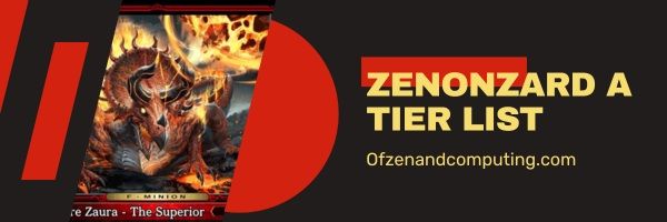 Уровневый список Zenonzard A (2023)
