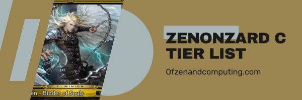 Zenonzard C -tasoluettelo (2023)