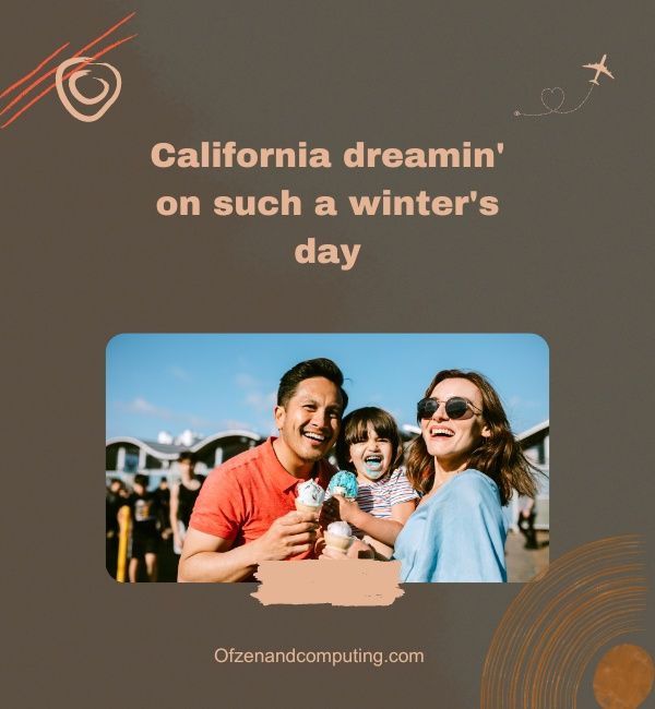 Instagram İçin Kaliforniya Tatil Başlıkları (2024)