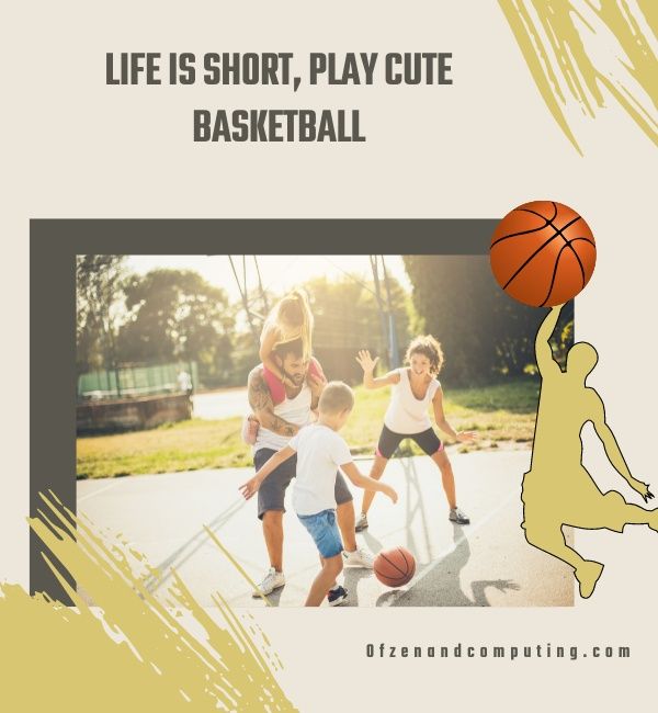 Légendes mignonnes de basket-ball pour Instagram (2024)