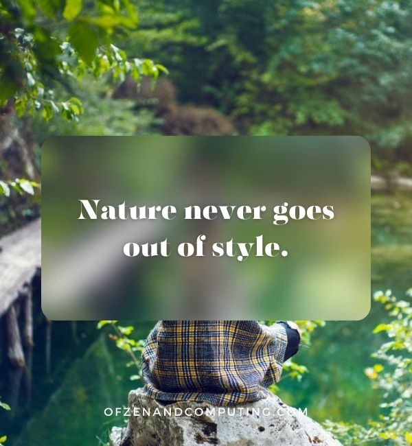 Good Nature -tekstit Instagramiin (2024)