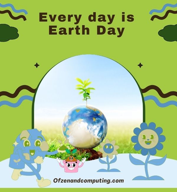 Happy Earth Day-bijschriften voor Instagram (2024)