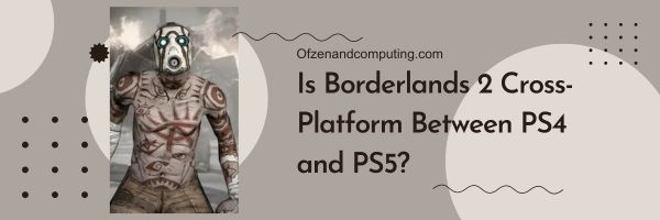 Onko Borderlands 2 cross-platform PS4:n ja PS5:n välillä?