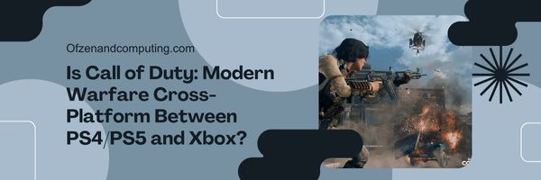 Call of Duty: Modern Warfare est-il multiplateforme entre PS4/PS5 et Xbox ?