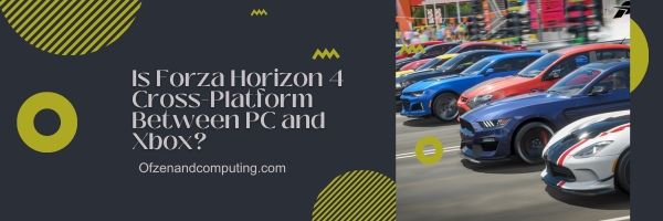 Is Forza Horizon 4 platformonafhankelijk tussen pc en Xbox?