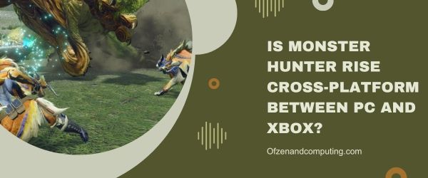 ¿Monster Hunter Rise es multiplataforma entre PC y Xbox?