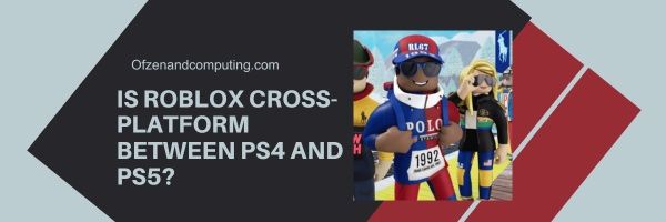 Кроссплатформенность Roblox между PS4 и PS5