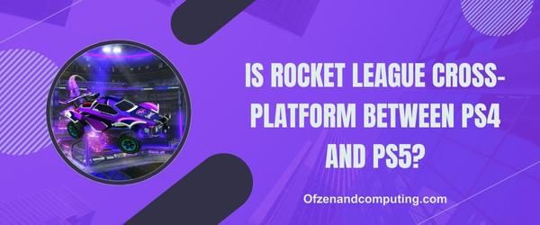 Onko Rocket League Cross-Platform PS4:n ja PS5:n välillä?