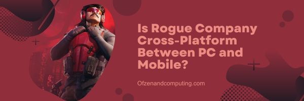 A Rogue Company é uma plataforma cruzada entre PC e celular