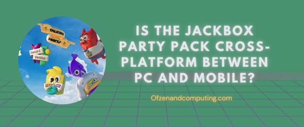 Is het Jackbox Party Pack platformoverschrijdend tussen pc en mobiel?