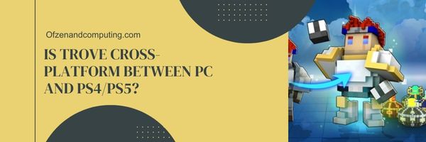 Onko Trove Cross-Platform PC:n ja PS4/PS5:n välillä? 