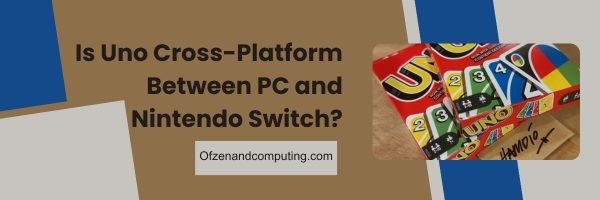 Ist Uno plattformübergreifend zwischen PC und Nintendo Switch?