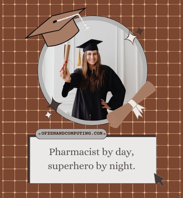 Légendes d'obtention du diplôme en pharmacie pour Instagram (2024)