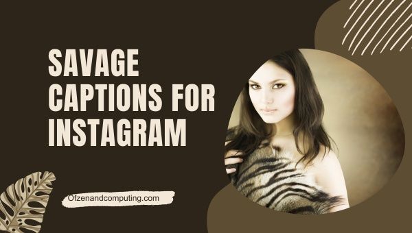 Savage Captions For Instagram ([cy]) Libérez votre esprit