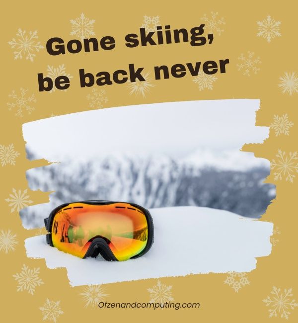 Légendes de voyage de ski pour Instagram (2024)