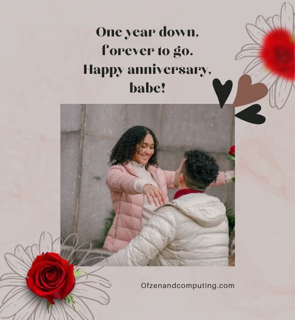 Légendes Instagram du 1er anniversaire pour petit ami (2024)