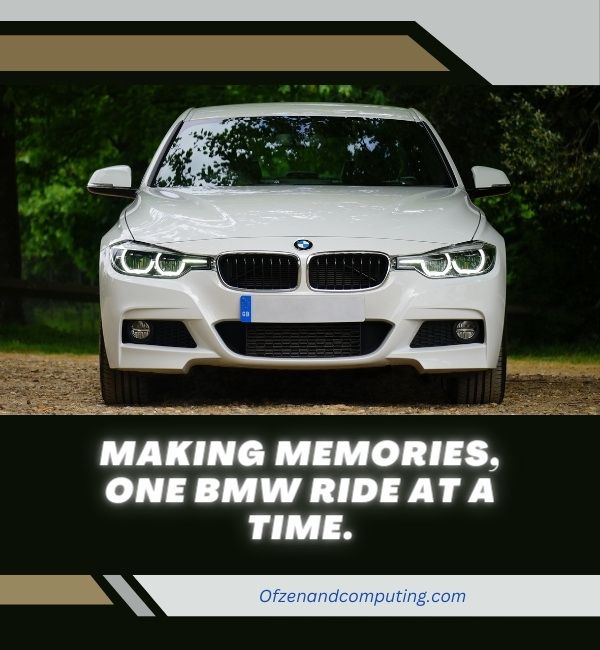 Instagram için BMW Araba Altyazıları (2024)